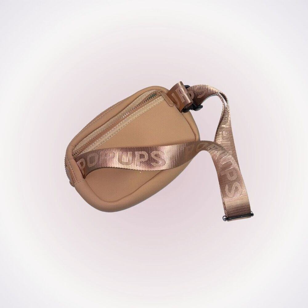 Popups Crossbody Fanny Pack Bag in Neutral Tan | Sz OS